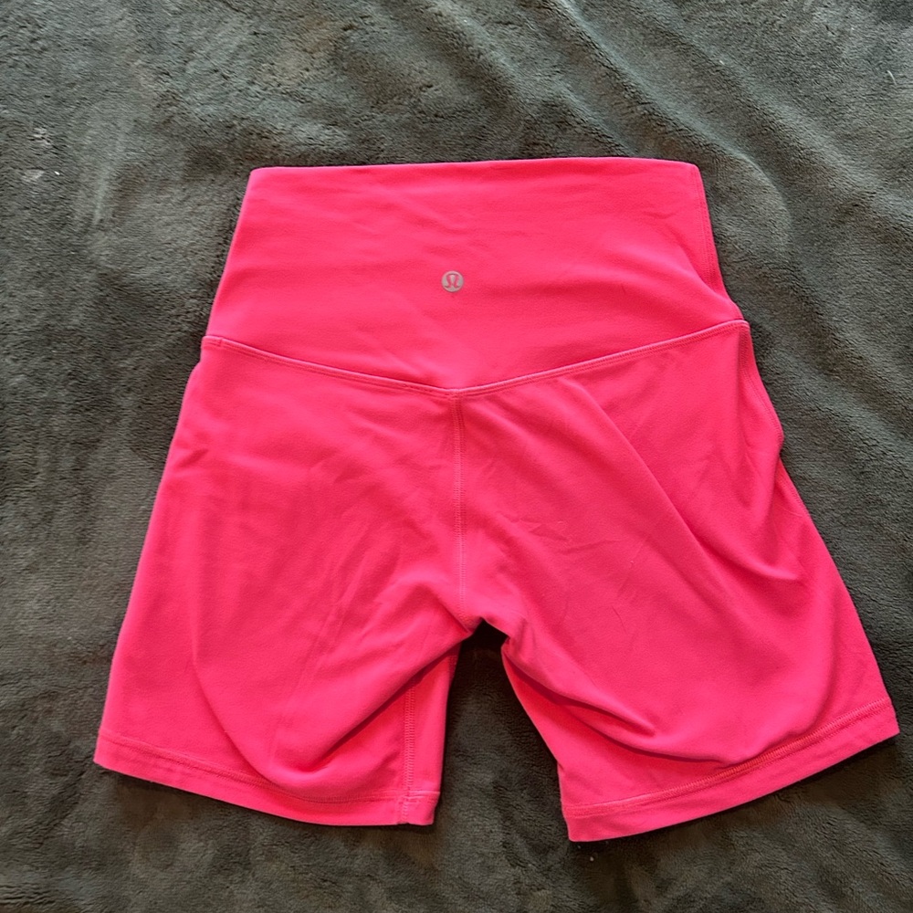 lululemon athletica Women's Pink High-Waisted Shorts
